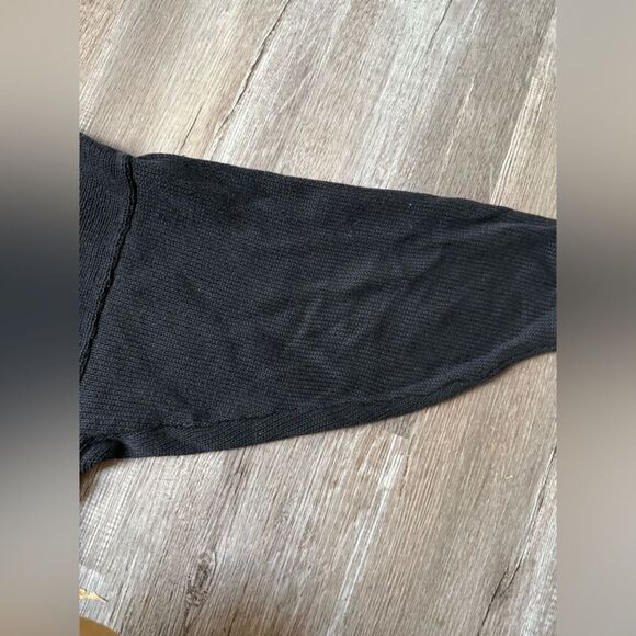 VTG VJ Woman Festive Christmas Sweater Black Colorful Embroidery Knit Size 2X - Picture 11 of 12